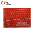 Bright Red Color Packing Onion Tubular Plastic PP Leno Mesh Potato Bag